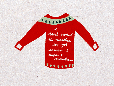 blacking out the friction christmas christmas sweater death cab death cab for cutie hand drawn type illustration typography