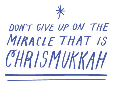 Chrismukkah chrismukkah christmas hand drawn type type typography