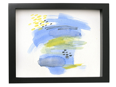 Goodness Gracious abstract art etsy fine art framed art paint painting shop watercolor