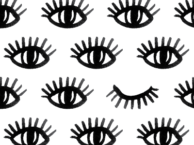 wink wink design eyes illustration paint painted pattern wink