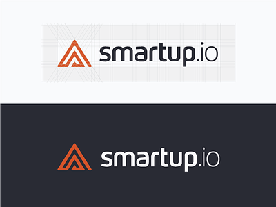Smartup Logo app branding grid icon identity lettering logo logotype smartup startup symbol typography