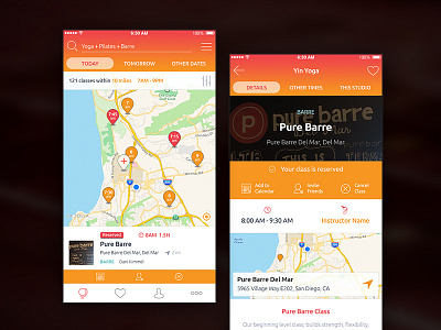 Wildfire Life Fitness App ui ux