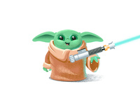 Baby Yoda Valentine