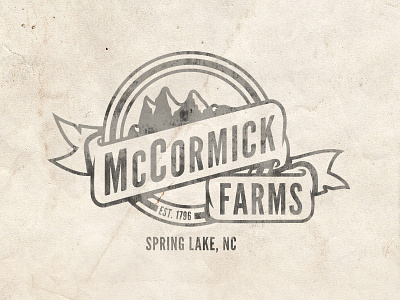 Mccormick Logo WIP farm logo vintage