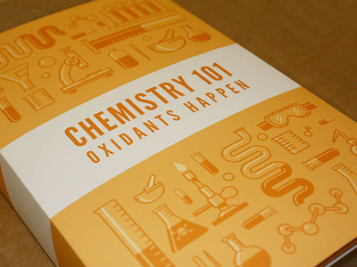 Chemistry 101: Oxidants Happen beaker book book cover chemistry icon icons illustration science