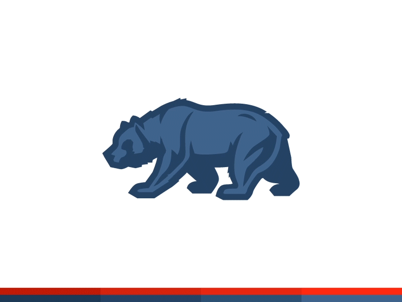 Da Bears bear brand california identity illustration line logo