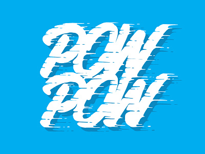 POW POW colorado hand type pow pow powder snow snowboard type typography winter