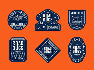 badges badge bus dog patch road sticker truck video