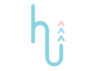 hireU app brand branding clean design flat graphic icon identity ios lettering logo minimal mobile type typography ui vector web website