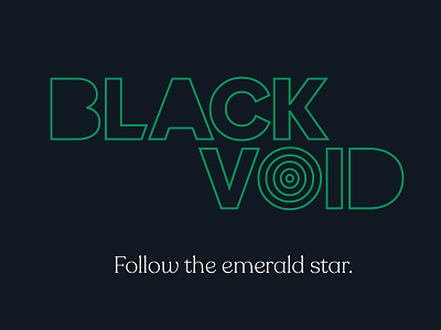 Black Void - logo prompt branding design fictional graphic design idea logo slogan typography vector