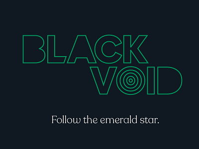 Black Void - logo prompt