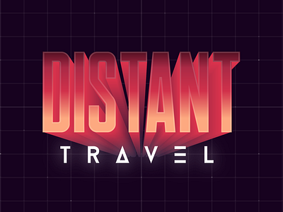 Distant Travel - Game logo exporation