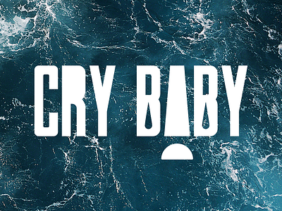 Cry Baby - logo prompt for a bitter soft drink branding cry design fictional idea logo package teardrop tonic water