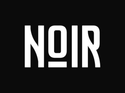 Noir - personal creative business logo branding creative creative agency custom type design logo logo design noir typography vector
