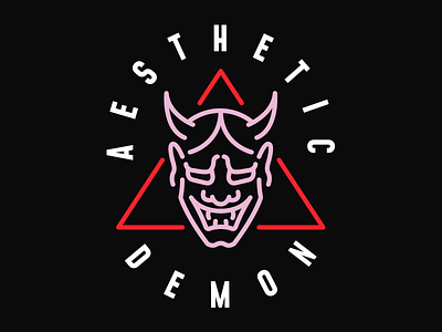 Aesthetic demon. branding design illustration insignias logo noir vector
