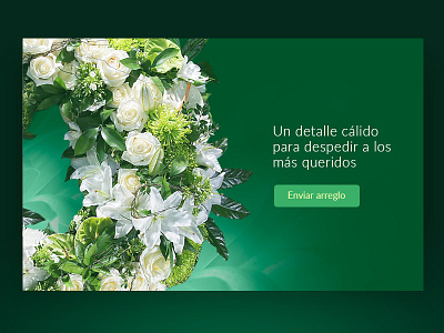 UI Flower button flower green ui ux web