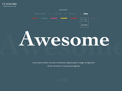 Awesome color interface interfacedesign ui ux webdesig