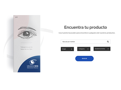 Grin blue clean clean ui eye eyes grin medical medication mexico ui ui ux ux web website