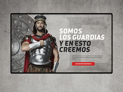 Guardias clean design emperador guardias mexico ui ui ux uidesign ux warrior web website