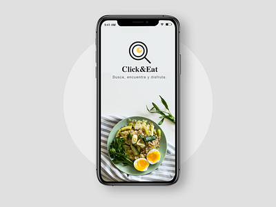 Click&Eat App clean design eat egg food food app foodui iphone mexico mobile mobile app mobile ui simple simplicity splash ui ui ux uiapp vegan web