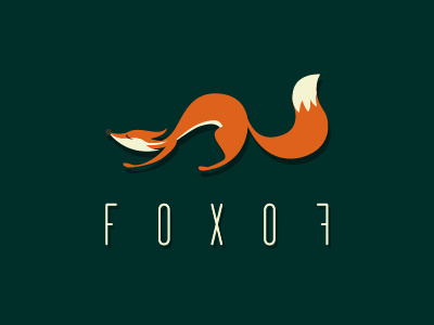 Daily logo challenge #15 adobe illustrator dailylogo. graphic design dailylogochallenge flat design fox fox logo foxof graphic logo logodesign logodesignchallenge