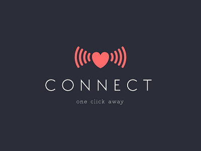 Daily logo challenge #38 adobe illustrator connect logo dailylogo. graphic design dailylogochallenge dating app dating logo graphic logo logodesign logodesignchallenge