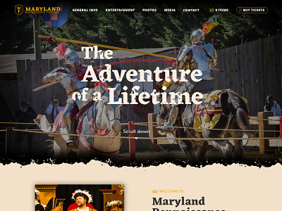 Maryland Renaissance Festival case study design front end back end jonathan rouse maryland rennfest user experience design ux ui web design work display