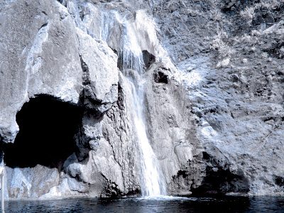 Paradise Falls Infrared Waterfall Thousand Oaks Ca
