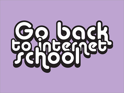 go back to internet school [v2] 70s design internet school ui ux