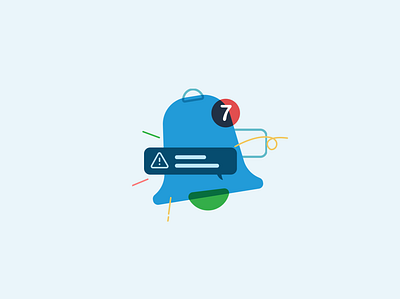 Spot 1 Notification clean design icon illustration