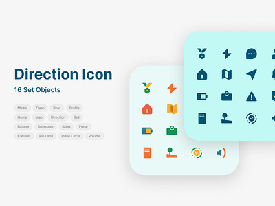 Direction Icon Set