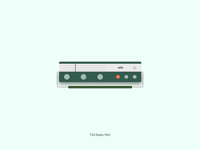 Illustration - T52 Radio 1961 (Dieter Rams)