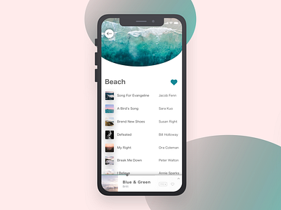 Music Player - iPhone X