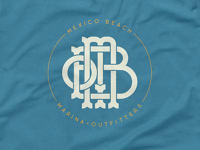 Mexico Beach T-Shirt Design beach logo monogram shirt tshirt