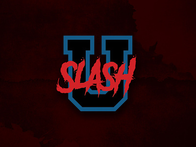 SlashU Logo branding film horror logo logo design podcast