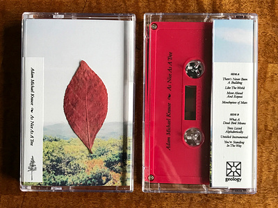 Adam Michael Krause Cassette Layout art direction drone experimental folk leaves music nature norelco packaging record label tape