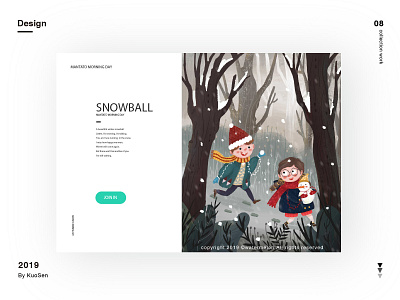 throw snowballs design illustration illustrations