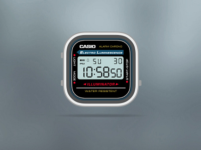 Casio Gray App-Watch