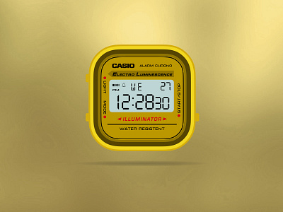 Casio Gold App-Watch app casio gold grigio icon ios ios8 orologio shot time watch