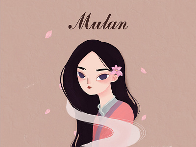 Disney Princess-Mulan figure figure drawing illustration
