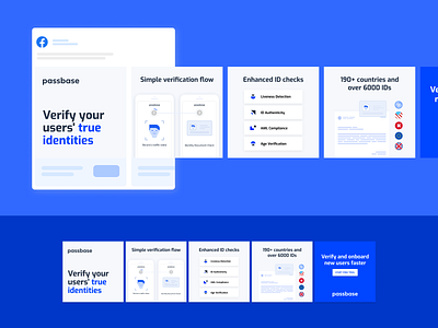Passbase - Facebook Carousels ad design