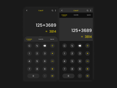 CalcIT calculator clean concept elegant figma