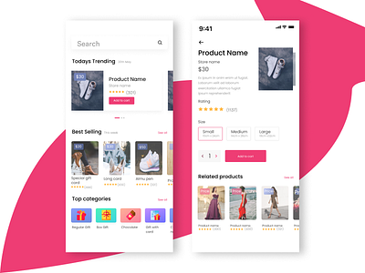 shopping concept concept design e commerce app e commerce design ecommerce ecommerce app figma inspired product page shopping shopping cart