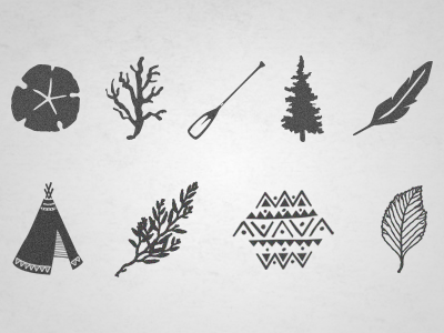 Sea, Field + Tribe Icons