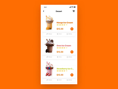 Food interface dynamic effect 1 app design food gif interface ui