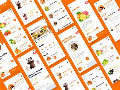 Gourmet Takeaway Platform-6 app design food interface shopping ui