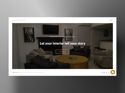 Interior Design Website branding dailyui design interface interior design sketch ui