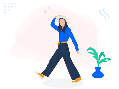 Flat Person Illustration