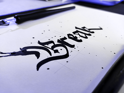 Break Calligraphy