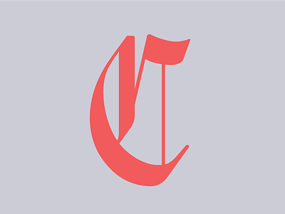 36 Days of Type C blackletter design gothic graphicdesign letterform type design typeface typography